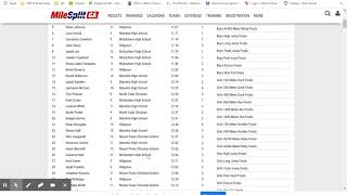 GA MileSplit Instructions
