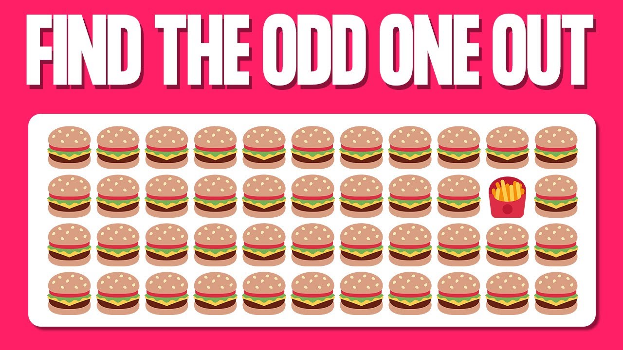 Find the ODD One Out | Emoji Quiz | Easy