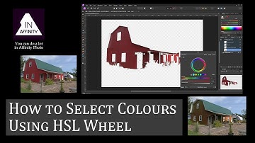 How to Select Colours Using the HSL Wheel in Affinity Photo