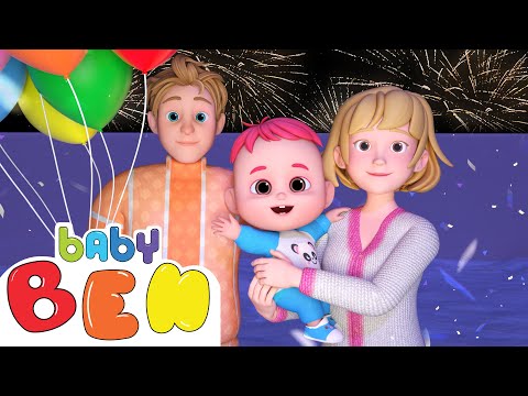 Happy New Year Song 🎉 | Ben Ben Nursery Rhymes & Kids Songs