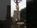 Large crucifix Installation