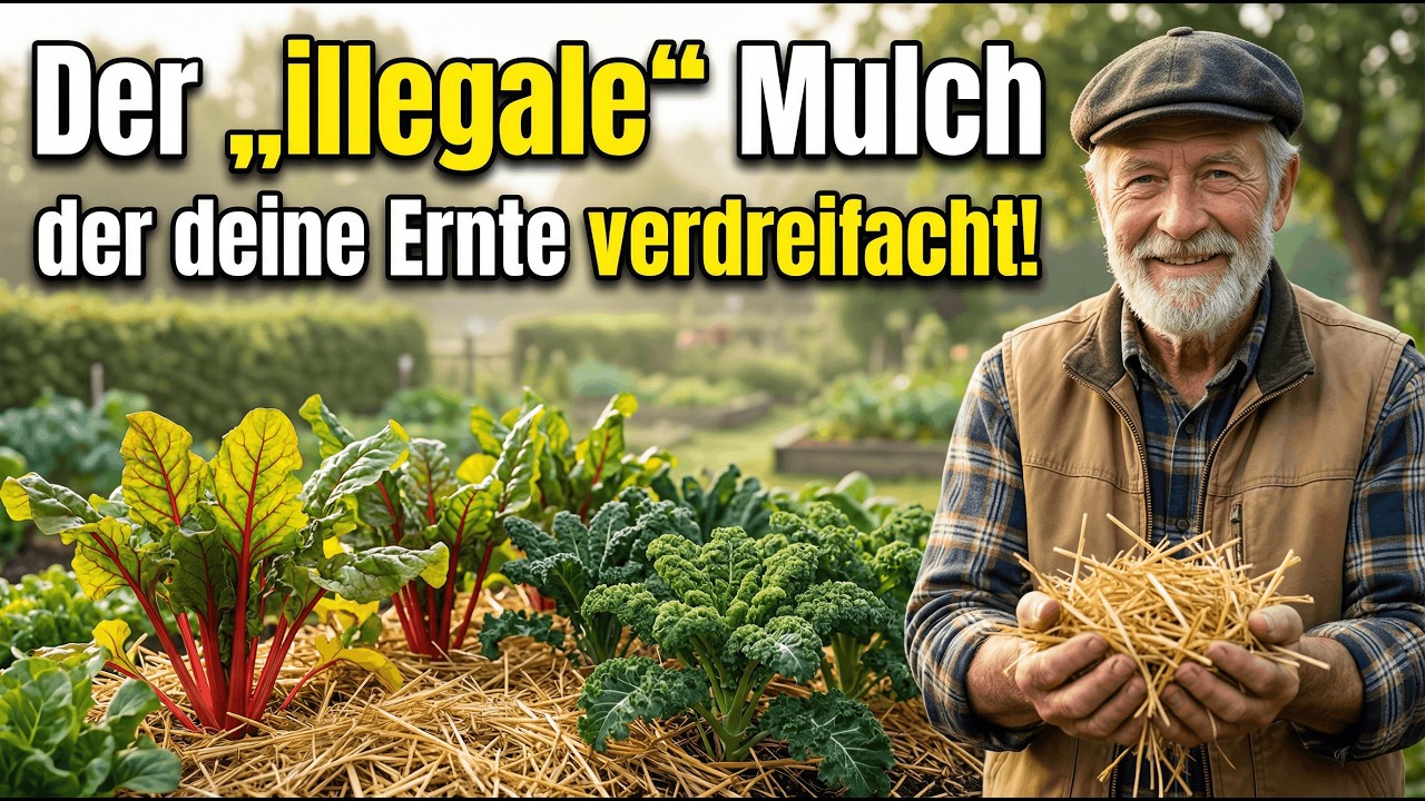 Der „illegale“ Mulch, der deine Ernte verdreifacht. Warum lehrt man das nicht?
