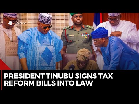 President Tinubu Signs