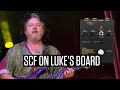 Steve Lukather using SCF Chorus on his pedalboard