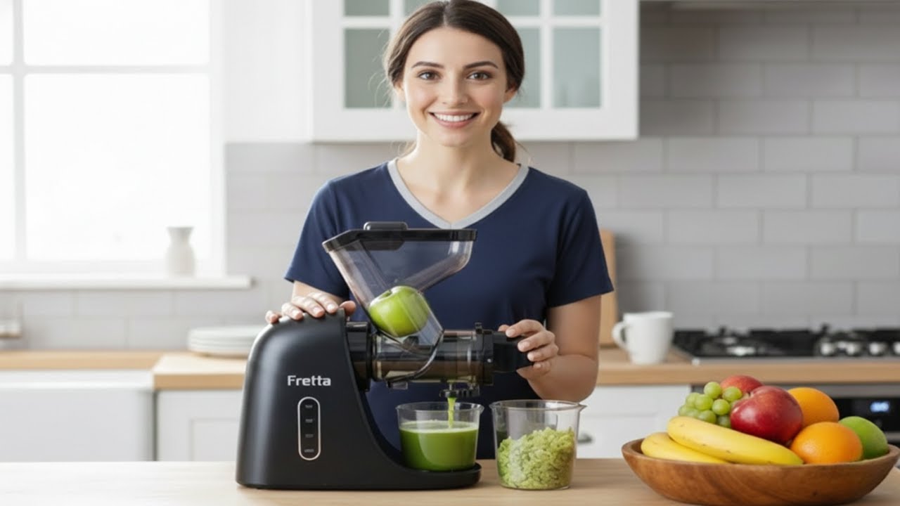 Fretta Juicer Machine Review: Smooth Cold-Press Juicing with Budget-Friendly Premium Performance