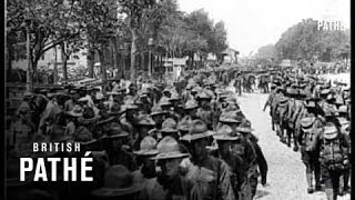 American Troops Land In France (1917)