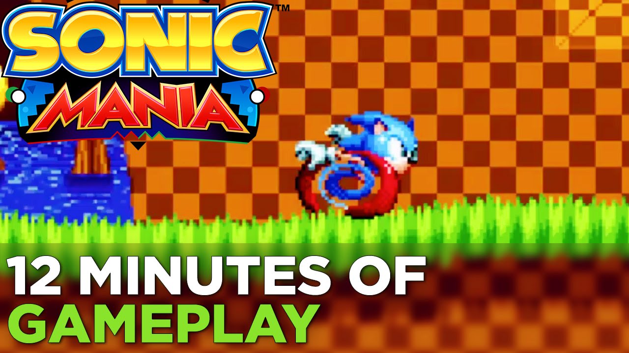 SONIC MANIA: 12 Minutes of Gameplay (No Commentary) 