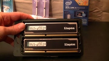Kingston HyperX Black 8GB  (2 x 4)1600 DDR3 Unboxing