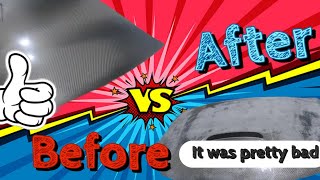 How to: Restore faded carbon fiber! (Hood)