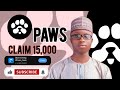 HOW TO CLAIM 15,000 PAWS 🐾🐾 SOLVED MYSTERY QUEST TASKS MAZIMUM ENERGY LEVEL IN #fomo_hash DON'T MISS