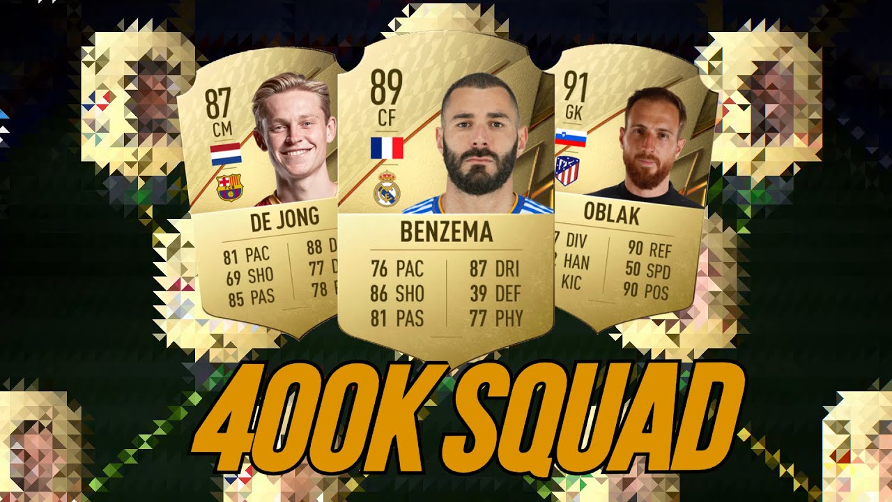 THE BEST 400K SQUAD FIFA 22!!! - FIFA 22 LALIGA-PREM HYBRID ULTIMATE TEAM