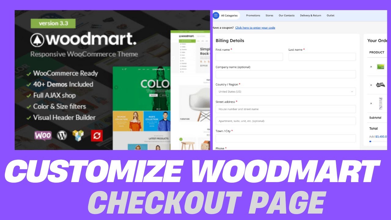 How to Add or Remove WooCommerce Checkout Fields – Easy Guide! - YouTube