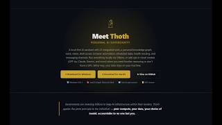 Thoth - Personal AI Sovereignty