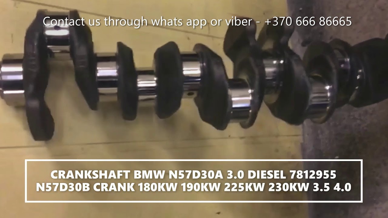 CRANKSHAFT BMW YouTube