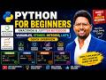 Python for Beginners | Anaconda & Jupyter Notebook Setup | Variables, Strings, Integers, Lists