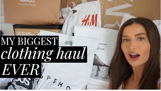 MY BIGGEST CLOTHING HAUL EVER - HUGE SPRING/SUMMER 2019 TRY ON | aliceoliviac