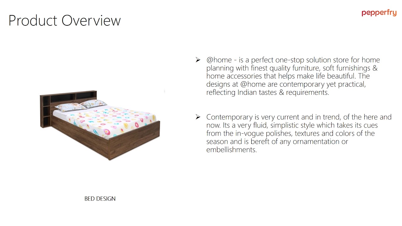 Bed Design Latest Wooden Beds from Pepperfry YouTube