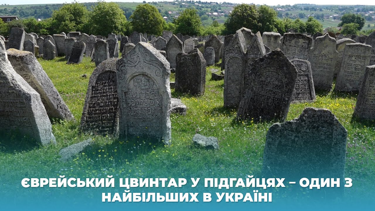 Єврейський цвинтар у Підгайцях – один з найбільших в Україні