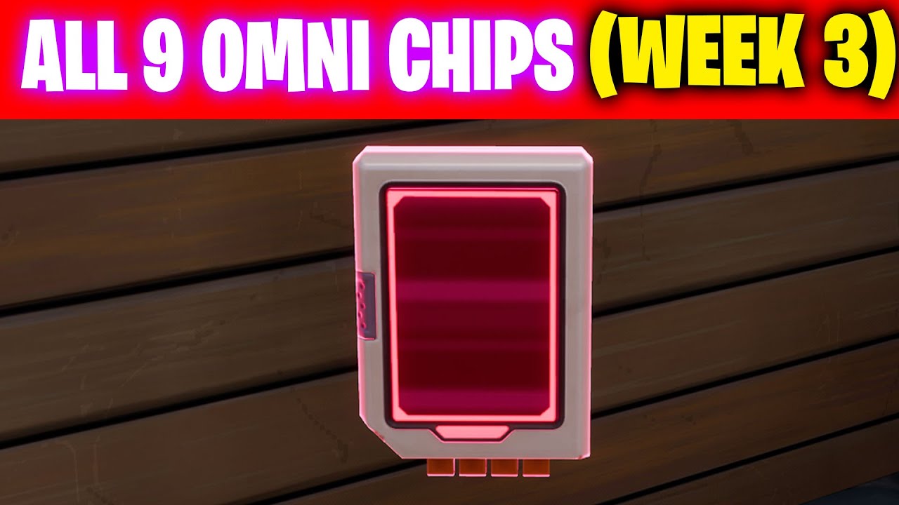 All OMNI CHIPS LOCATIONS IN FORTNITE SEASON 2 Chapter 3 (WEEK 3)