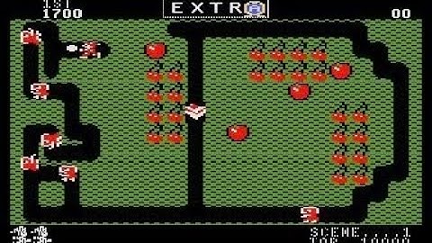 Mr do Atari 8 bit score 257100