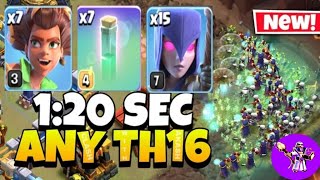 NEW META TH 16 Root Rider Valkyrie Attack is INSANE  // Best TH 16 Attack strategy in clash of clans