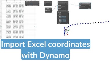 Revit Dynamo | Import Excel coordinates to Revit and create a curve