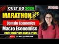 CUET UG 2026 Marathon | Economics Most Important MCQs & PYQs | Macro Economics by Divya Ma’am