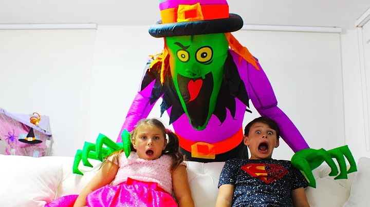 Ali and Adriana decorated house for Halloween party