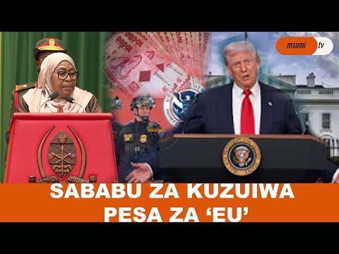 RAIS SAMIA AJIBU KUZUIWA PESA ZA EU WAO SIO WAKOLONI WETU SASA