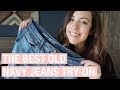 Old Navy Jeans Try-On Haul | Rockstar Skinny, Perfect Straight