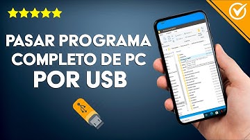 Cómo Transferir o Pasar un Programa Completo de una Computadora a otra por USB
