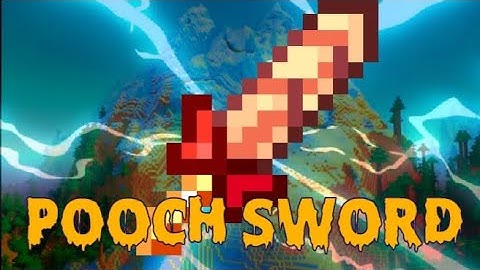 Crafting and reviewing the "Pooch Sword" in craftersMC