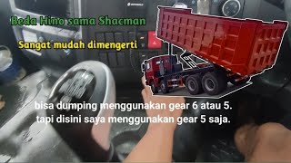Tutorial angkat dump truck Shacman x3000 12 roda, Sangat mudah bagi pemula.#truck