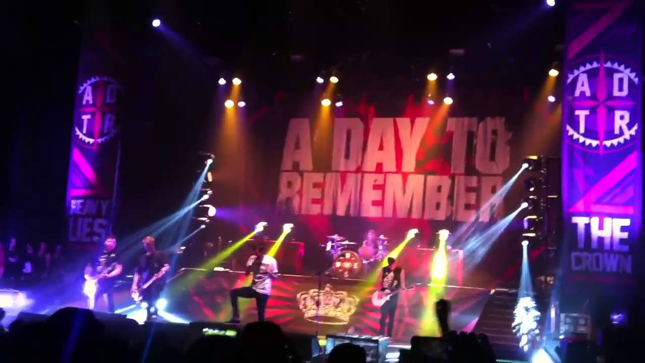A Day To Remember - Right Back At It Again - YouTube