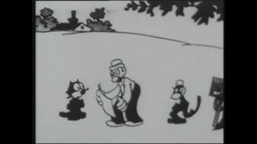 Felix the Cat in Africa (with sound ) New Version With Soundtrack UFOELVIS Presents