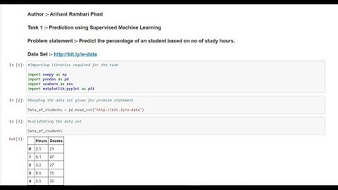 Prediction using Supervised Machine Learning | The Sparks Foundation |
