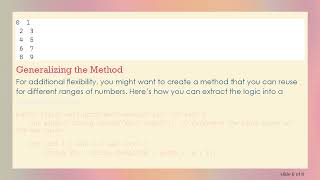 Displaying Output in Two Columns Using a Loop in Java