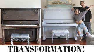 100 YEAR OLD PIANO RESTORED FOR $150 | Cody &amp; Lexy