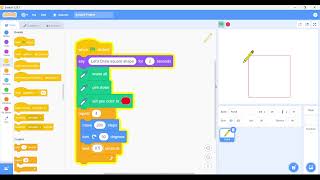 How to Draw a Square in Scratch | Scratch Programming Tutorial for Beginners