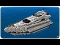 Minecraft how to build a yacht in minecraft azimut 62 fly minecraft yacht tutorial