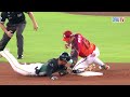 05/22 統一 VS 台鋼 七局下，陳重羽精彩的阻殺，彌補了隊友陳聖平的失誤