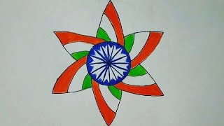 independence drawing easy colouring