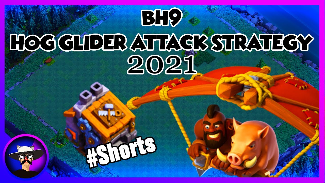 Perfect BH9 3 Stars Hog Glider Attack Strategy in Clash of Clans 