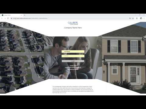 Caliber Software's Condo and HOA Owner's Online Portal