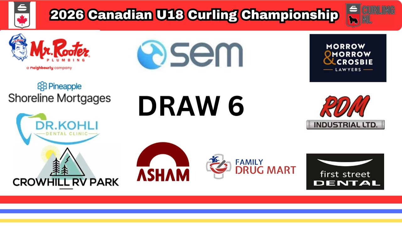 Draw 6 - U18 Curling National