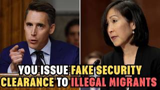 "You Issue Fake Security Clearance to Illegal Migrants Now?" - Hawley DESTROYS Dem Immigration Judge