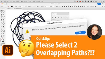 Quick Tip: How To Solve »Please Select 2 Overlapping Paths« Error