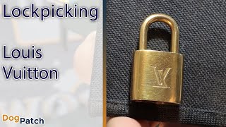 (ENG-008) Lockpicking - How to single pin pick a Louis Vuitton lock - Single Pin Picked (ENG-008) Lockpicking - How to single pin pick a Louis Vuitton lock - Single Pin Picked