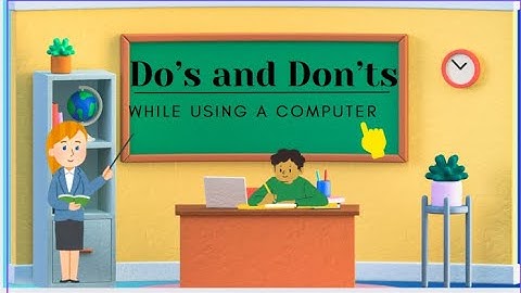Computer Lab Rules for Kids: Do