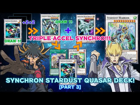 Duel Links: Synchron Stardust Shooting Quasar Dragon Deck!! Part 3!!! #duellinks #yugioh